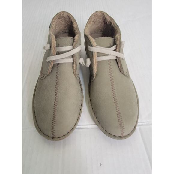 OnFoot On Foot Safari Chukka Shoe Bootie Fleece Lined Size 37 US 6 Spain Green - Picture 2 of 9